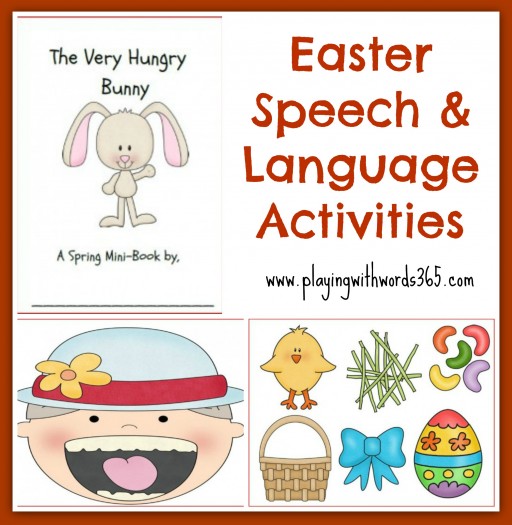 Easter speech and language activities
