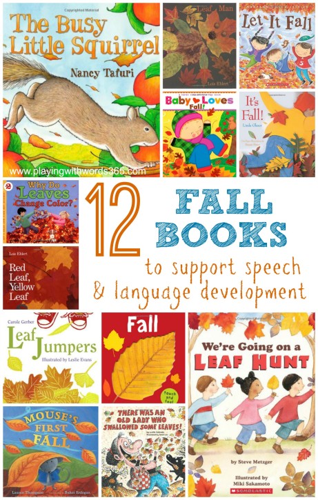Fall books collage